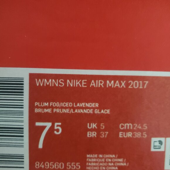 New Nike Air Max Purple Ombre Sneakers Womens 7.5 Lightweight Flymesh Supportive - Picture 2 of 9